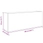 vidaXL Mobile da Bagno Grigio Sonoma 100x25x40 cm in Truciolato vidaXL Mobile da Bagno Grigio Sonoma 100x25x40 cm in Truciolato