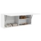 vidaXL Mobile da Bagno a Parete Bianco 100x25x40 cm in Truciolato vidaXL Mobile da Bagno a Parete Bianco 100x25x40 cm in Truciolato