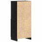 vidaXL Mobile da Cucina Nero 57x41,5x131,5 cm in Truciolato vidaXL Mobile da Cucina Nero 57x41,5x131,5 cm in Truciolato