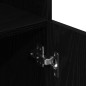 vidaXL Mobile da Cucina Nero 57x41,5x131,5 cm in Truciolato vidaXL Mobile da Cucina Nero 57x41,5x131,5 cm in Truciolato