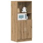 vidaXL Armadietto Rovere Artigianale 57x41,5x131,5 cm in Truciolato vidaXL Armadietto Rovere Artigianale 57x41,5x131,5 cm in Truciolato