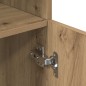 vidaXL Armadietto Rovere Artigianale 57x41,5x131,5 cm in Truciolato vidaXL Armadietto Rovere Artigianale 57x41,5x131,5 cm in Truciolato