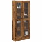 vidaXL Credenza Legno Antico 82,5x30,5x185 cm in Truciolato