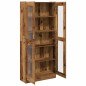 vidaXL Credenza Legno Antico 82,5x30,5x185 cm in Truciolato