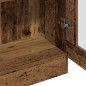 vidaXL Credenza Legno Antico 82,5x30,5x185 cm in Truciolato