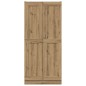 vidaXL Credenza Alta Rovere Artigianale 82,5x30,5x185 cm in Truciolato