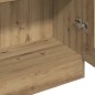 vidaXL Credenza Alta Rovere Artigianale 82,5x30,5x185 cm in Truciolato