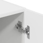 vidaXL Set di Mobili da Cucina 2 pz Bianco in Truciolato