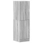 vidaXL Set di Mobili da Cucina 3 pz Grigio Sonoma in Truciolato