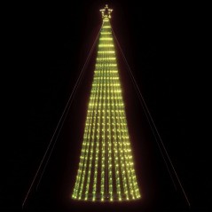 vidaXL Albero di Natale a LED 1028 LED Bianco Caldo 403 cm