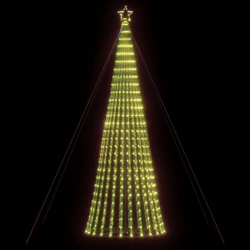 vidaXL Albero di Natale a LED 1028 LED Bianco Caldo 403 cm