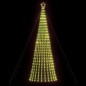vidaXL Albero di Natale a LED 1028 LED Bianco Caldo 403 cm