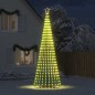 vidaXL Albero di Natale a LED 1028 LED Bianco Caldo 403 cm