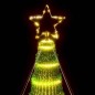 vidaXL Albero di Natale a LED 1028 LED Bianco Caldo 403 cm