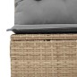 vidaXL Set Divano da Giardino 8 pz con Cuscini Beige Polyrattan Acacia vidaXL Set Divano da Giardino 8 pz con Cuscini Beige Polyrattan Acacia