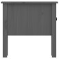 Tavolino Grigio 50x50x49 cm Legno Massello di Pino Tavolino Grigio 50x50x49 cm Legno Massello di Pino