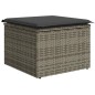 vidaXL Set Divani da Giardino 7pz con Cuscini Grigio Polyrattan Acacia vidaXL Set Divani da Giardino 7pz con Cuscini Grigio Polyrattan Acacia