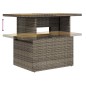 vidaXL Set Divani da Giardino 7pz con Cuscini Grigio Polyrattan Acacia vidaXL Set Divani da Giardino 7pz con Cuscini Grigio Polyrattan Acacia