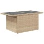 vidaXL Set Divano da Giardino 6 pz con Cuscini Beige in Polyrattan vidaXL Set Divano da Giardino 6 pz con Cuscini Beige in Polyrattan