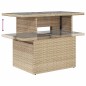 vidaXL Set Divano da Giardino 6 pz con Cuscini Beige in Polyrattan vidaXL Set Divano da Giardino 6 pz con Cuscini Beige in Polyrattan