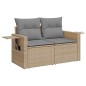 vidaXL Set Divano da Giardino 8 pz con Cuscini Beige in Polyrattan vidaXL Set Divano da Giardino 8 pz con Cuscini Beige in Polyrattan