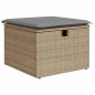 vidaXL Set Divani da Giardino 7 pz con Cuscini Beige in Polyrattan vidaXL Set Divani da Giardino 7 pz con Cuscini Beige in Polyrattan