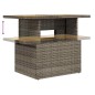 vidaXL Set Divano da Giardino 8pz con Cuscini Grigio Polyrattan Acacia