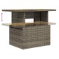 vidaXL Set Divano da Giardino 8pz con Cuscini Grigio Polyrattan Acacia
