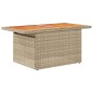 vidaXL Set Divano da Giardino 5 pz con Cuscini Beige in Polyrattan