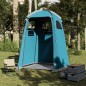 vidaXL Tenda da Doccia Blu Impermeabile
