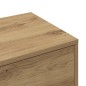 vidaXL Credenza 6 Cassetti Rovere Artigianale 50x34x96cm Truciolato vidaXL Credenza 6 Cassetti Rovere Artigianale 50x34x96cm Truciolato