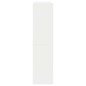 vidaXL Scarpiera Bianca 80x25x62 cm in Legno Multistrato