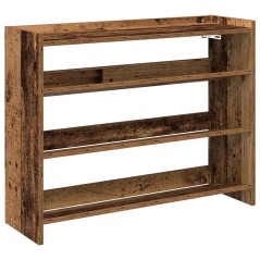 vidaXL Scarpiera Legno Antico 80x25x62 cm in Legno Multistrato