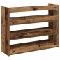 vidaXL Scarpiera Legno Antico 80x25x62 cm in Legno Multistrato