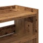vidaXL Scarpiera Legno Antico 80x25x62 cm in Legno Multistrato