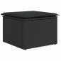 vidaXL Set Divani da Giardino 9 pz con Cuscini Nero Polyrattan Acacia vidaXL Set Divani da Giardino 9 pz con Cuscini Nero Polyrattan Acacia