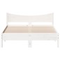 vidaXL Letto senza Materasso Bianco 140x200 cm Legno Massello di Pino vidaXL Letto senza Materasso Bianco 140x200 cm Legno Massello di Pino