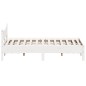 vidaXL Letto senza Materasso Bianco 140x200 cm Legno Massello di Pino vidaXL Letto senza Materasso Bianco 140x200 cm Legno Massello di Pino
