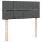 vidaXL Giroletto a Molle con Materasso Grigio Scuro 120x190cm Tessuto