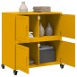 vidaXL Credenza Giallo Senape 68x39x72 cm in Acciaio vidaXL Credenza Giallo Senape 68x39x72 cm in Acciaio