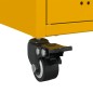 vidaXL Credenza Giallo Senape 68x39x72 cm in Acciaio vidaXL Credenza Giallo Senape 68x39x72 cm in Acciaio
