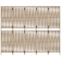 vidaXL Divisorio per Ambienti a 5 Pannelli Beige in Polyrattan