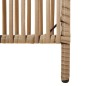 vidaXL Divisorio per Ambienti a 5 Pannelli Beige in Polyrattan
