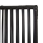 vidaXL Divisorio per Ambienti a 6 Pannelli Nero in Polyrattan
