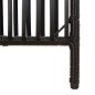 vidaXL Divisorio per Ambienti a 6 Pannelli Nero in Polyrattan