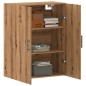 vidaXL Mobile a Parete Rovere Artigianale 69,5x34x90 cm