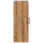 vidaXL Mobile a Parete Rovere Artigianale 69,5x34x90 cm