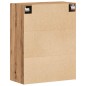 vidaXL Mobile a Parete Rovere Artigianale 69,5x34x90 cm