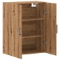 vidaXL Mobile a Parete Rovere Artigianale 69,5x34x90 cm