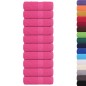 vidaXL Asciugamani per Sapone 10 pz Rosa 30x30 cm 360 g/m² 100% Cotone